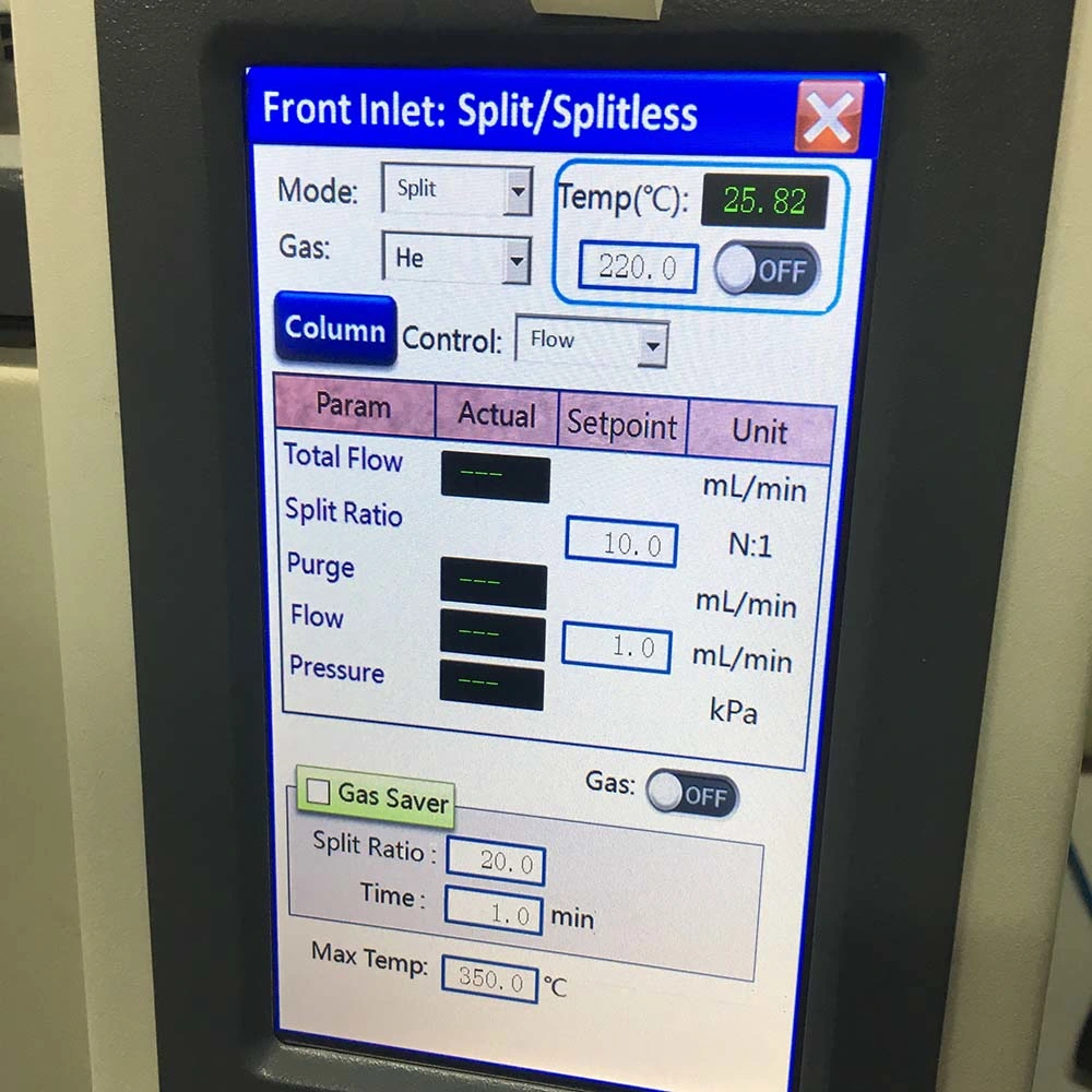 Cromatógrafo de gases portátil Cromatografía Precio