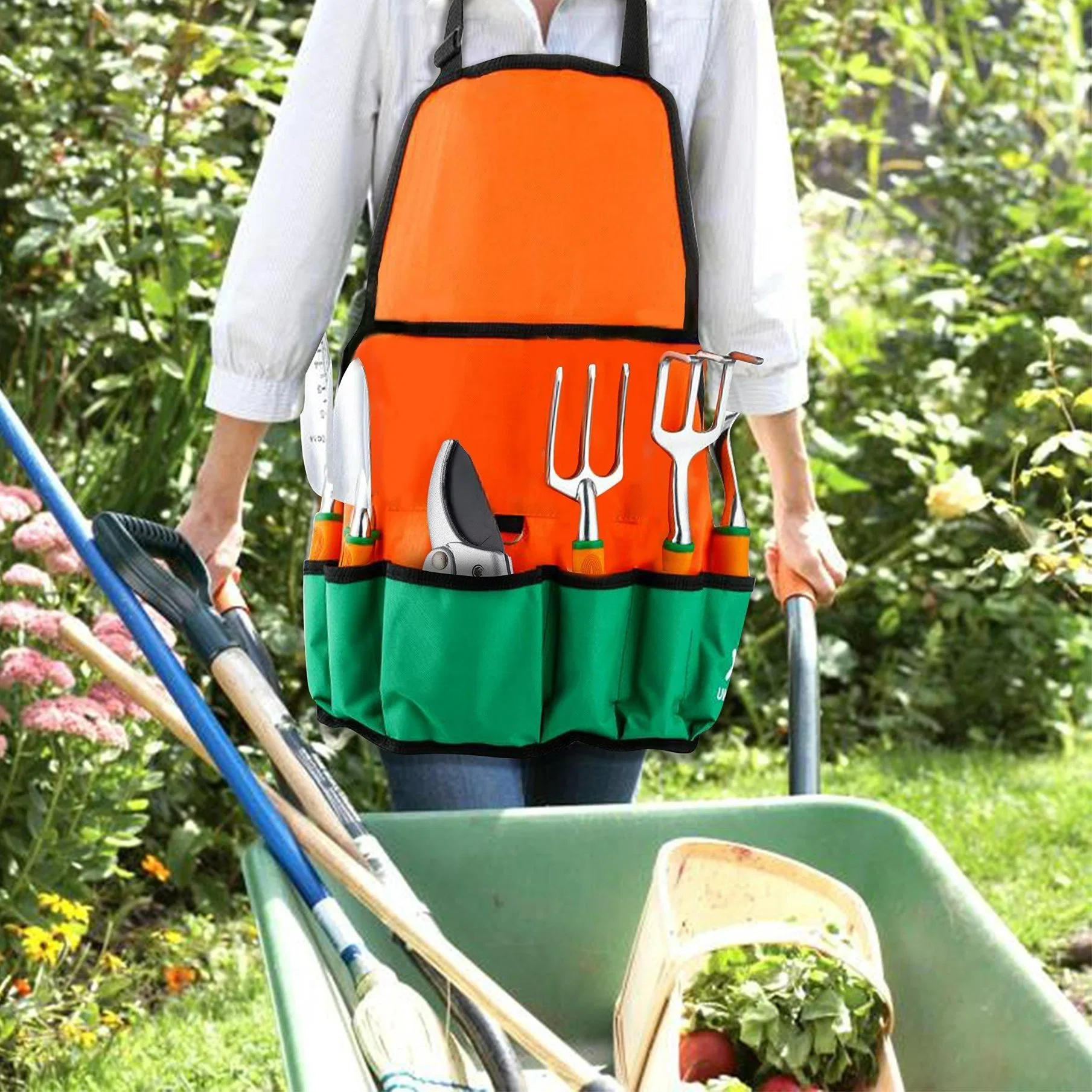 Trousse à outils à main en aluminium 12 pièces à la mode poignée ergonomique Jardinage Outil