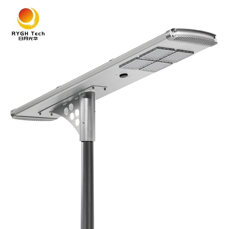 Rygh-Pd-80W 170lm/W Solar Power Post Outdoor LED Street Light Kit Road Light Lamp Waterproof