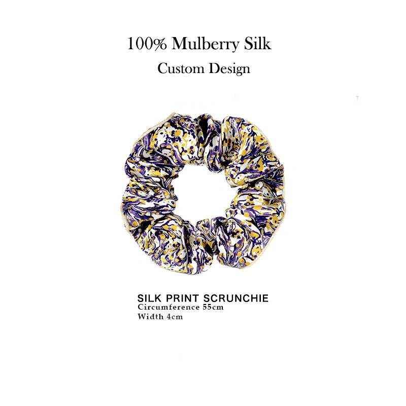 Manufacturer Luxury 100% Silk Digital Printed Big Silk Accessories with Custom Design