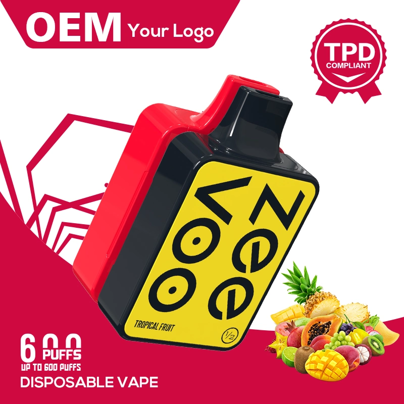 Nuevo Mini 600 Puff VAPE E E-cigarrillos desechable VAPE Pod con Servicio OEM