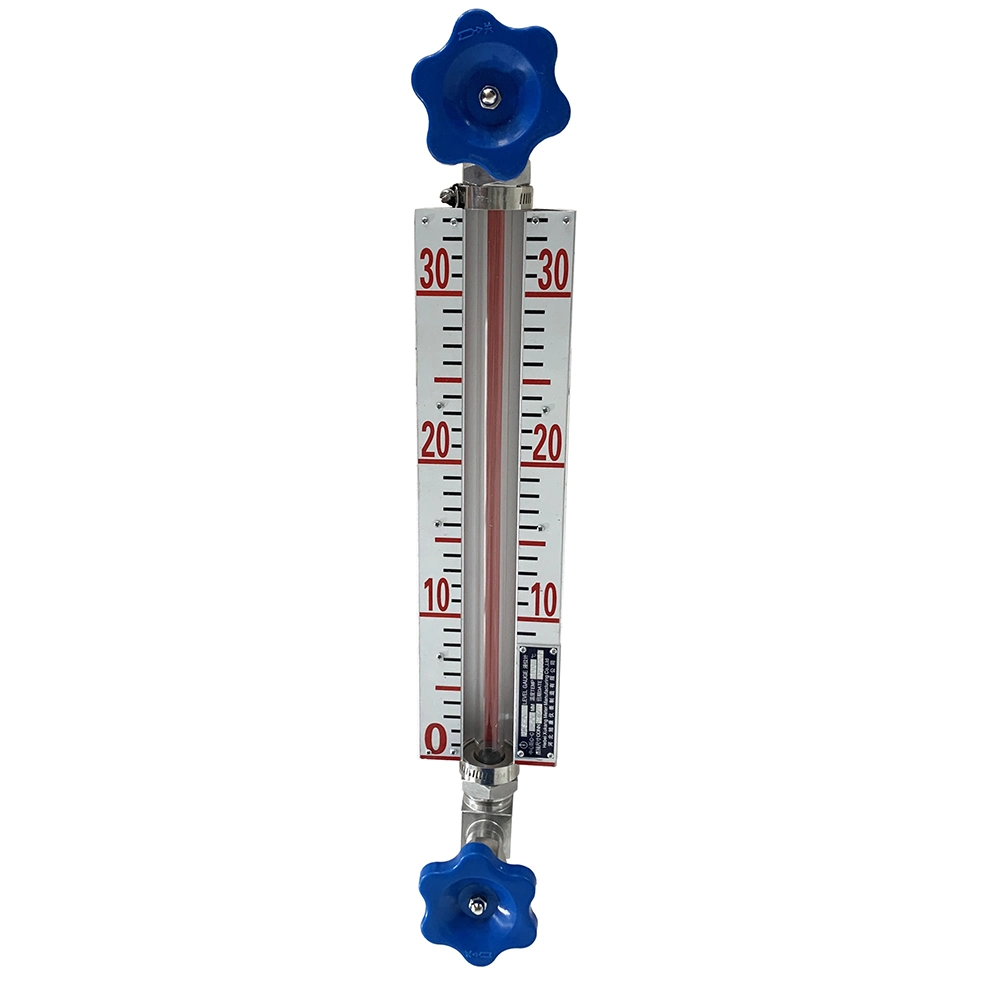 Clamp Connection Threaded Flange Glass Tube Liquid Level Gauge