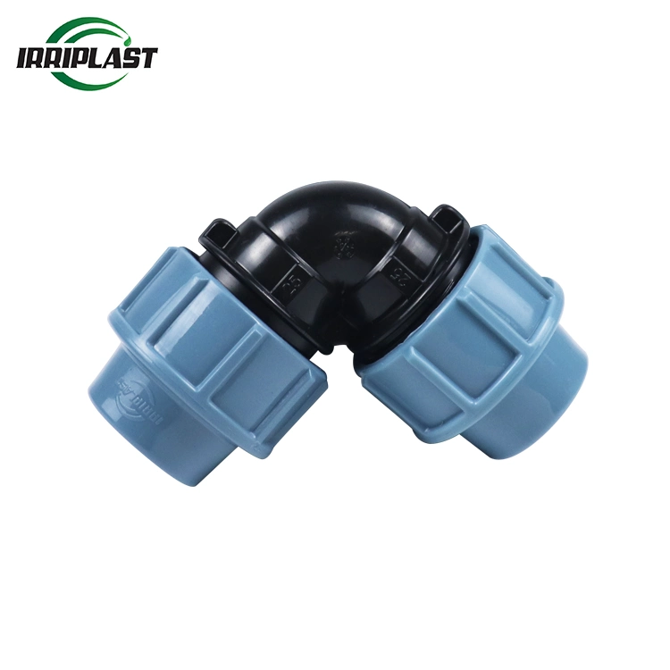 Elbow ISO17885 Standard Pn10 HDPE Compression Fittings Push Fit Pipe Fittings