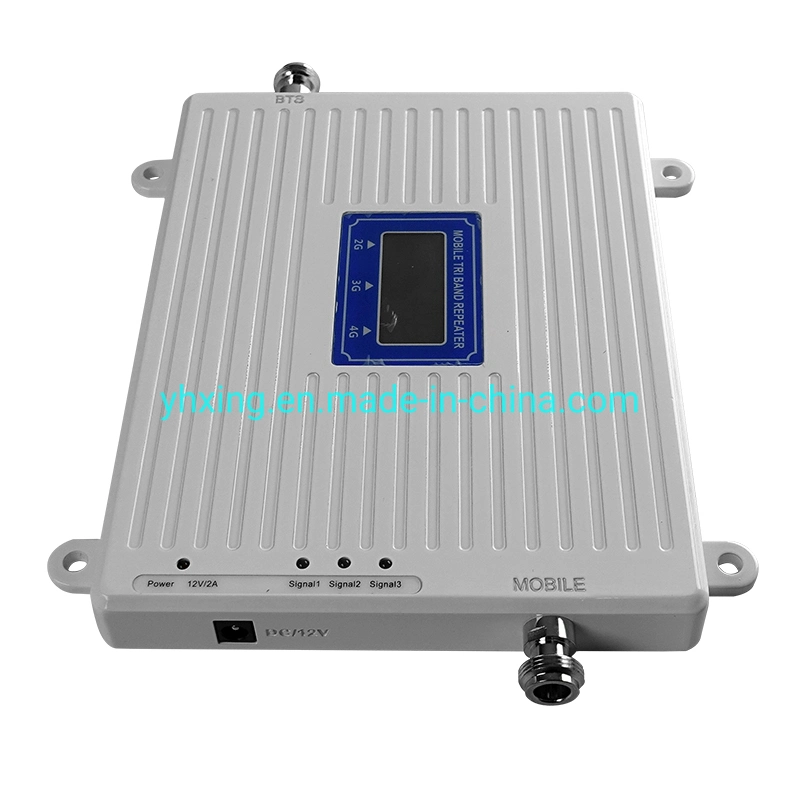 Triple Band Mobile Signal Booster GSM/Dcs/LTE 2g 3G 4G 900 1800 2100 MHz Mobile Signal Repeater