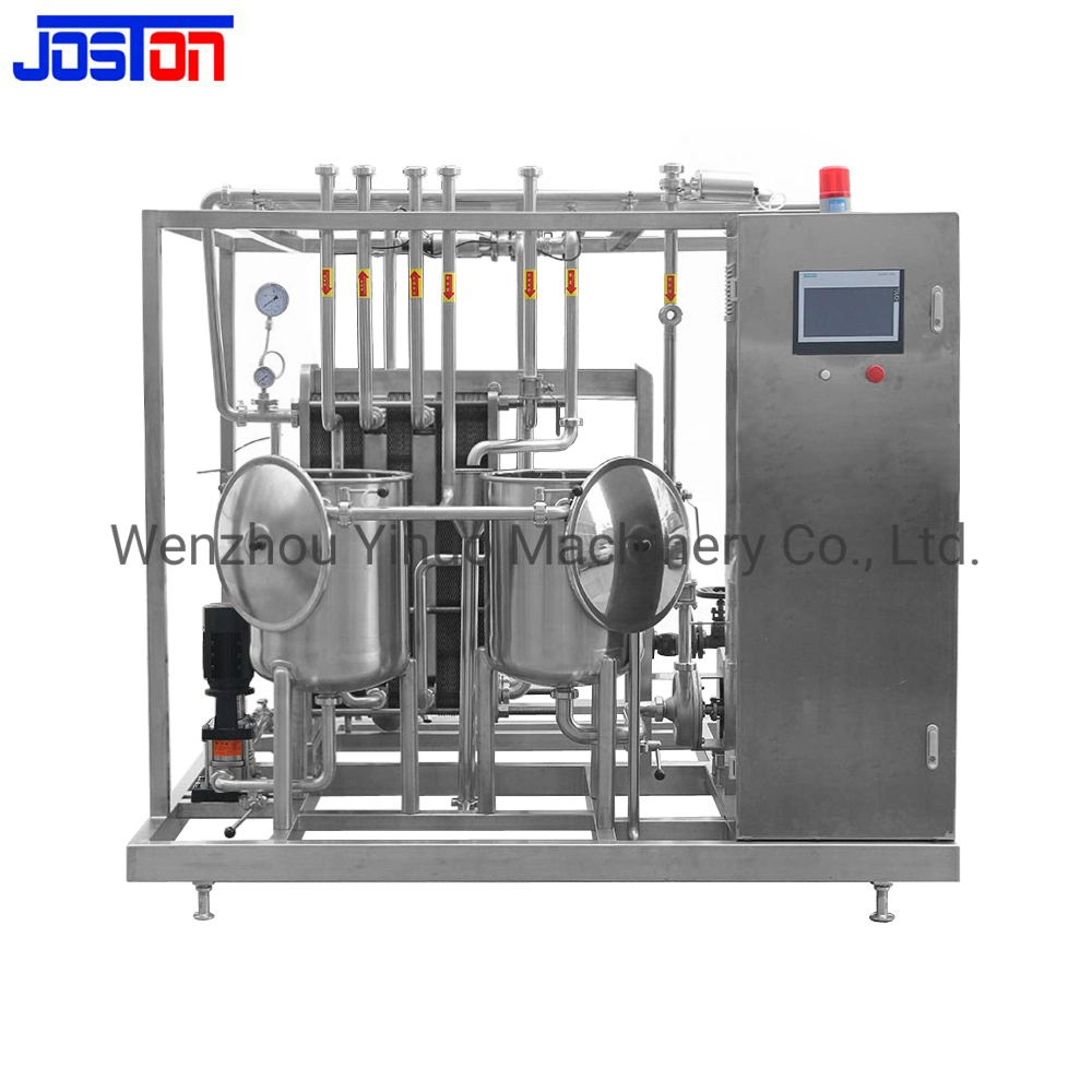 Joston 200L 500L tomate alimentos líquidos de tipo placa esterilizador Uht de bebidas