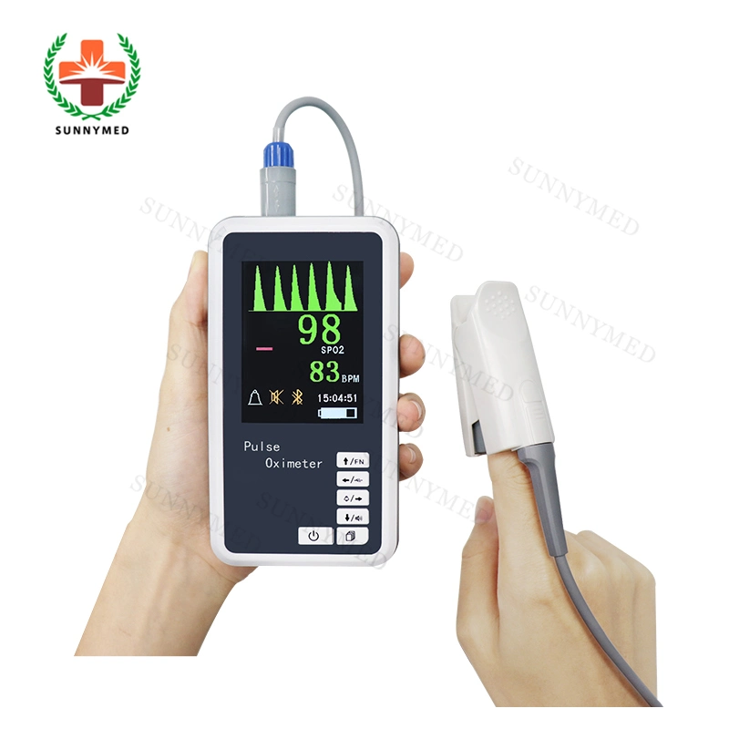 Sy-C017n Medical Ce Handheld Fingertip Handheld Pulse Oximeter for Sale