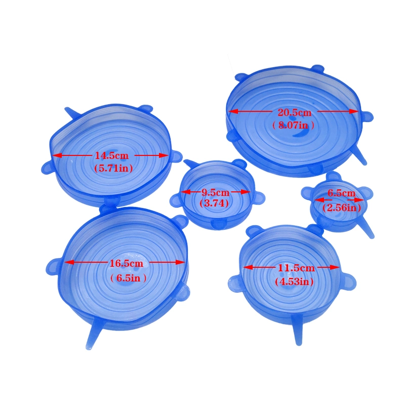 FDA Approved Airtight Bowl Covers Silicone Stretch Storage Container Lids