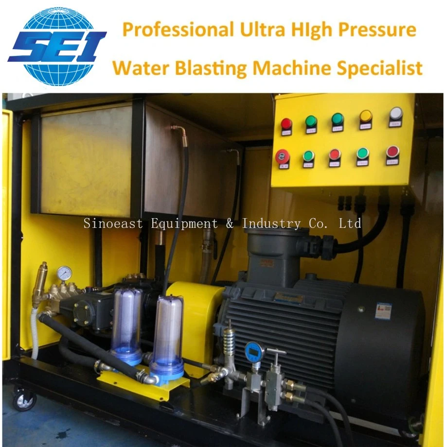 40000psi (2758bar) Diesel Unit Super High Pressure Water Jetting Machine