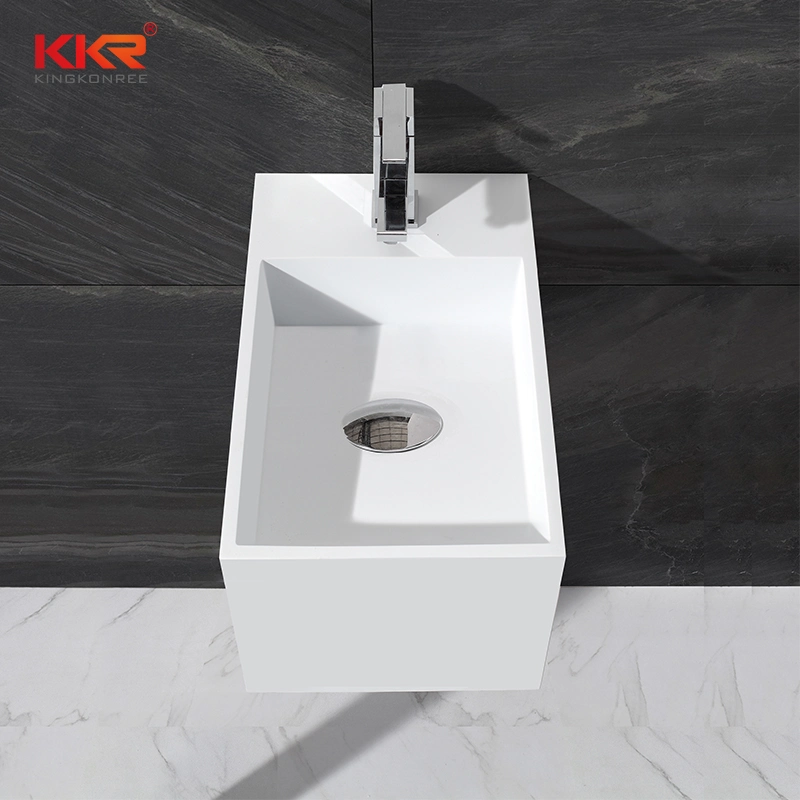 European Standard Size Basin Acrylic Stone Bathroom Cabinet Wash Basin