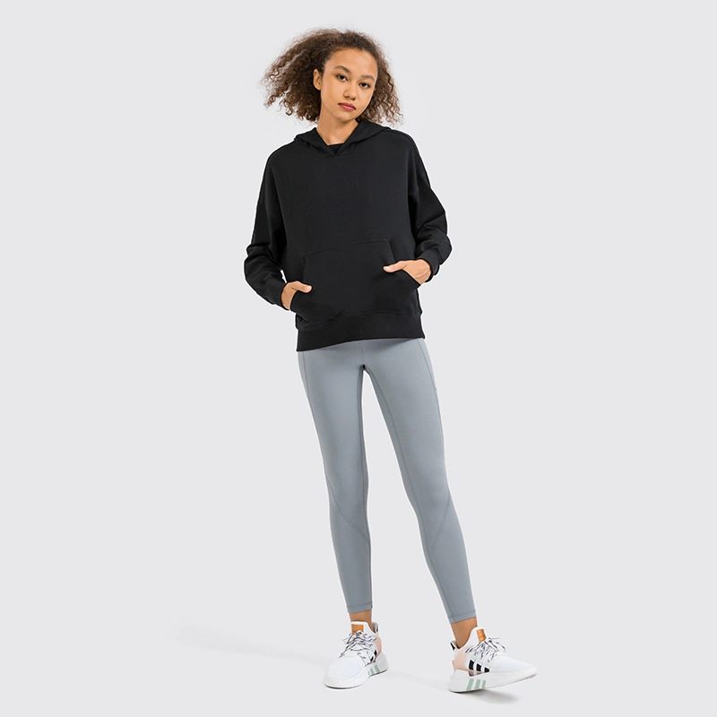 Xsunwing Chine Usine Personnalisée Sweatshirt Ensemble Automne Hiver Décontracté Femmes Shorts Chemises de Gymnastique Survêtement Manches Longues Crop Hoodies