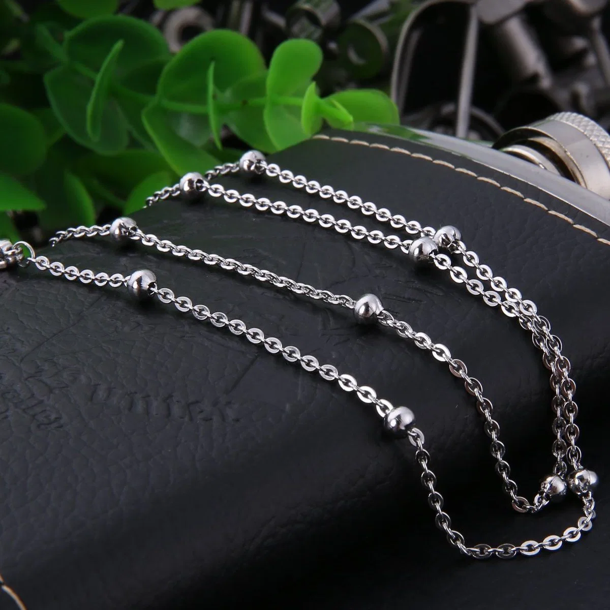 Imitation Jewelry Gold Plated Rose Gold Anklet Bracelet Fashion Stainless Steel Jewellery Making Chain Necklaces