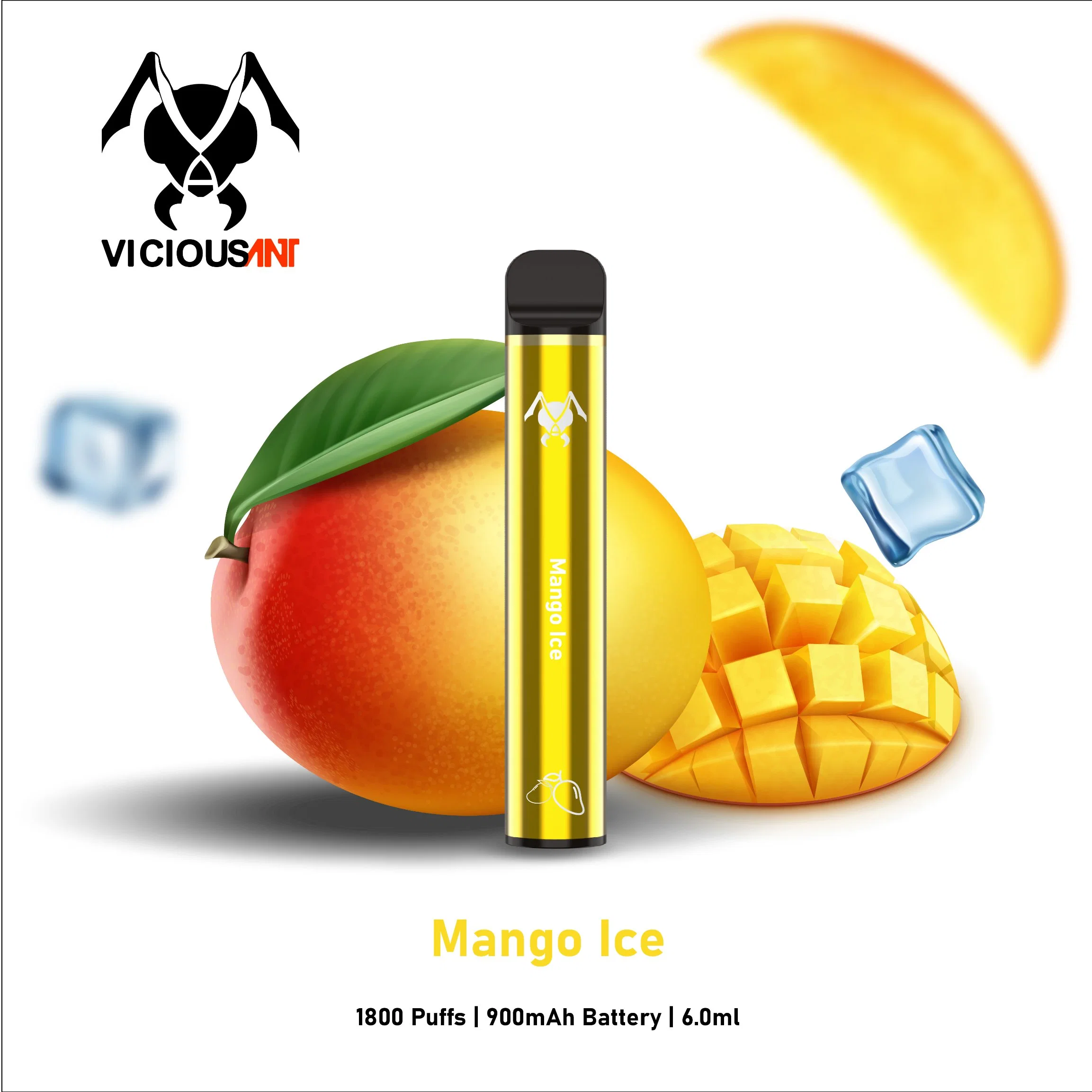 6ml E-Liquid 2% Nic Salt Last 1800 Puffs Supbliss Extra with Various Colors for Options