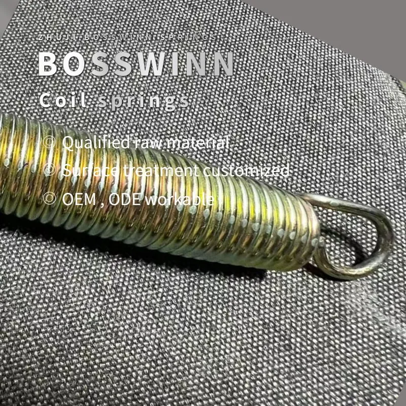 High Precision Carbon Steel Full Twist Loops Tension Spring