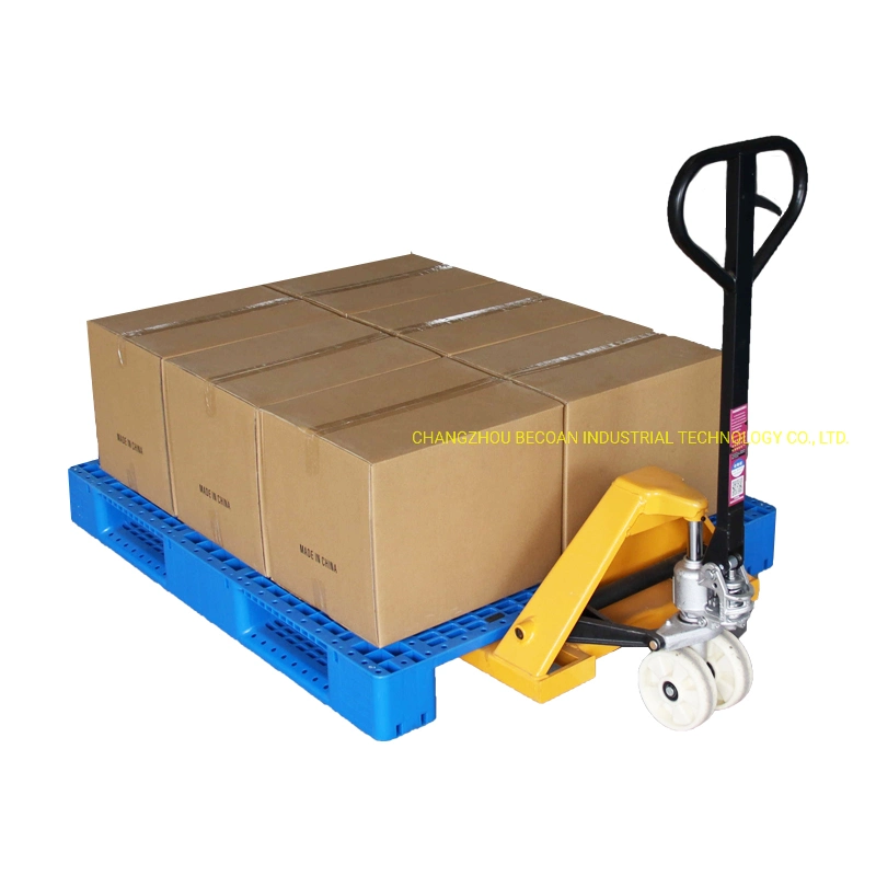 HDPE Plastic Pallet Standard Size 1200mm*1000mm*150mm Single Faced for Rack Stacking Use