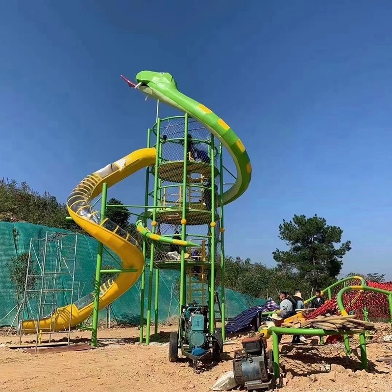 Qdbxg003 Deslizante de acero inoxidable Equipos de diversión al aire libre el equipo del Parque Infantil de escalada