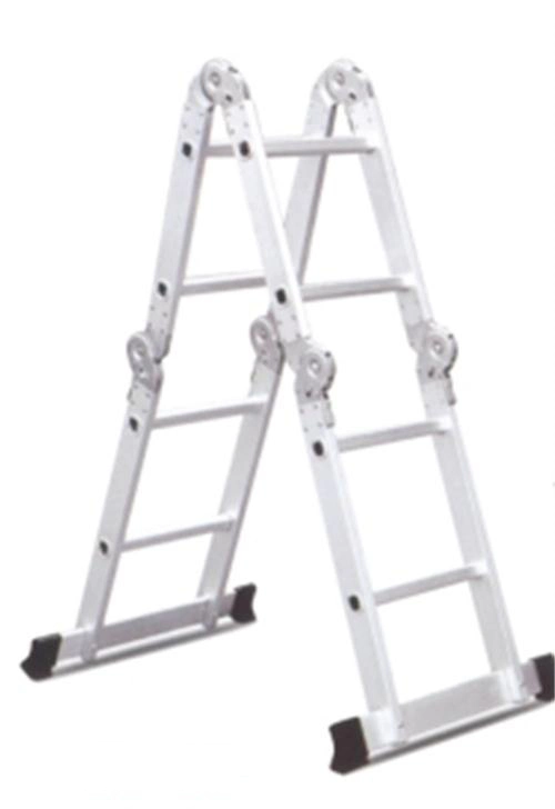 4.72m Aluminium Construction Ladder with Safelock Steel Hinges