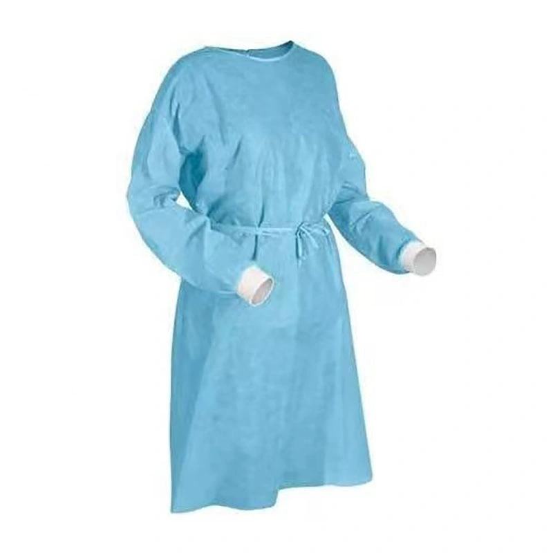 Medical Hospital Set Disposable XL Size SMS Yellow Isolation Gown