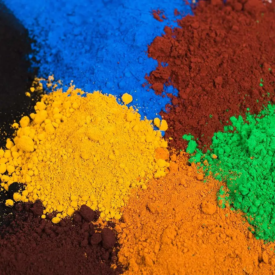 Oxyde de fer rouge/noir/jaune/vert/marron/bleu pour peinture n° cas 1332-72-2