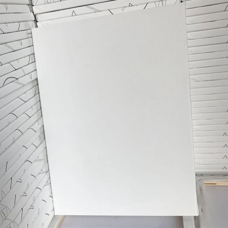 precio de fábrica barato Pintura artística profesional estirado lienzo de arte en blanco Superficie