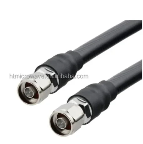 1 M N macho para N macho baixo PIM DC-3 GHz 1/2 Cabo coaxial de ligação em ponte Superflexível