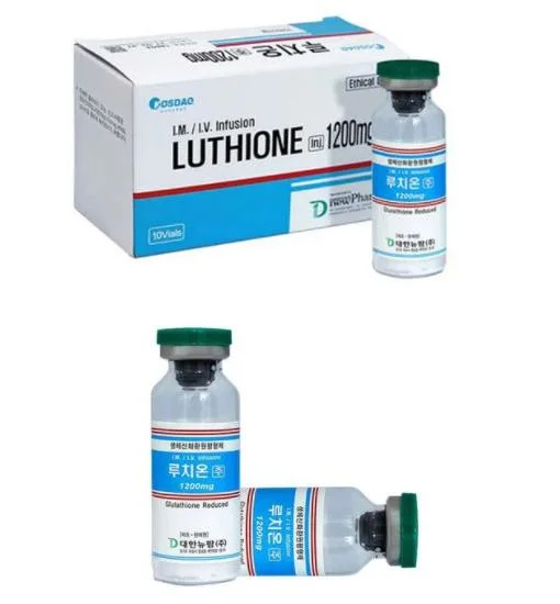 Hot Sale Injectable Glutathione Skin Whitening Luthione 1200mg Skin Lightening