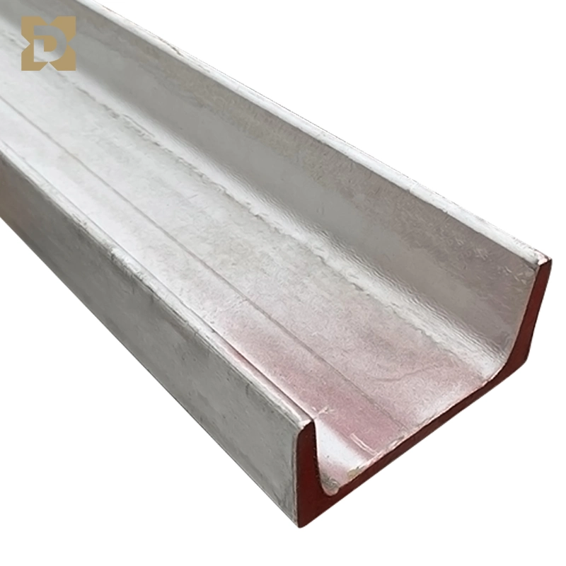 ASTM Building Material Zinc Coated I Beam U Channel Punched Ms Galvanized C Channel Steel