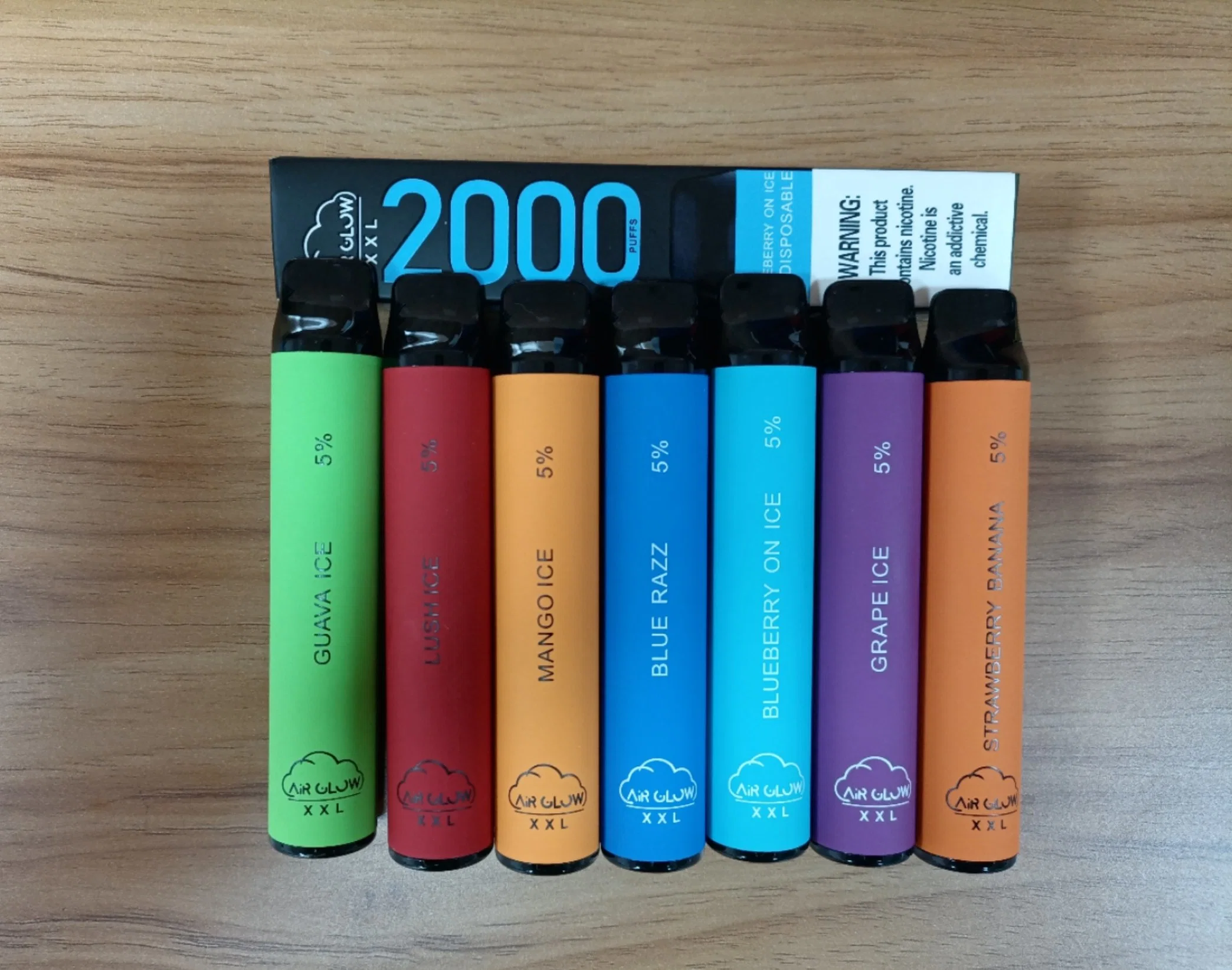 Disposable Vape Pen Pod System Electronic Cigarette Air Glow XXL Vape with 1000mAh 6.5ml Vape Pod Kit OEM