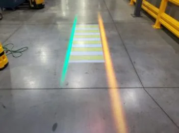 IP65 Ligne laser virtuel industriel Lampe à LED marque laser des passerelles pour l'entrepôt et l'usine