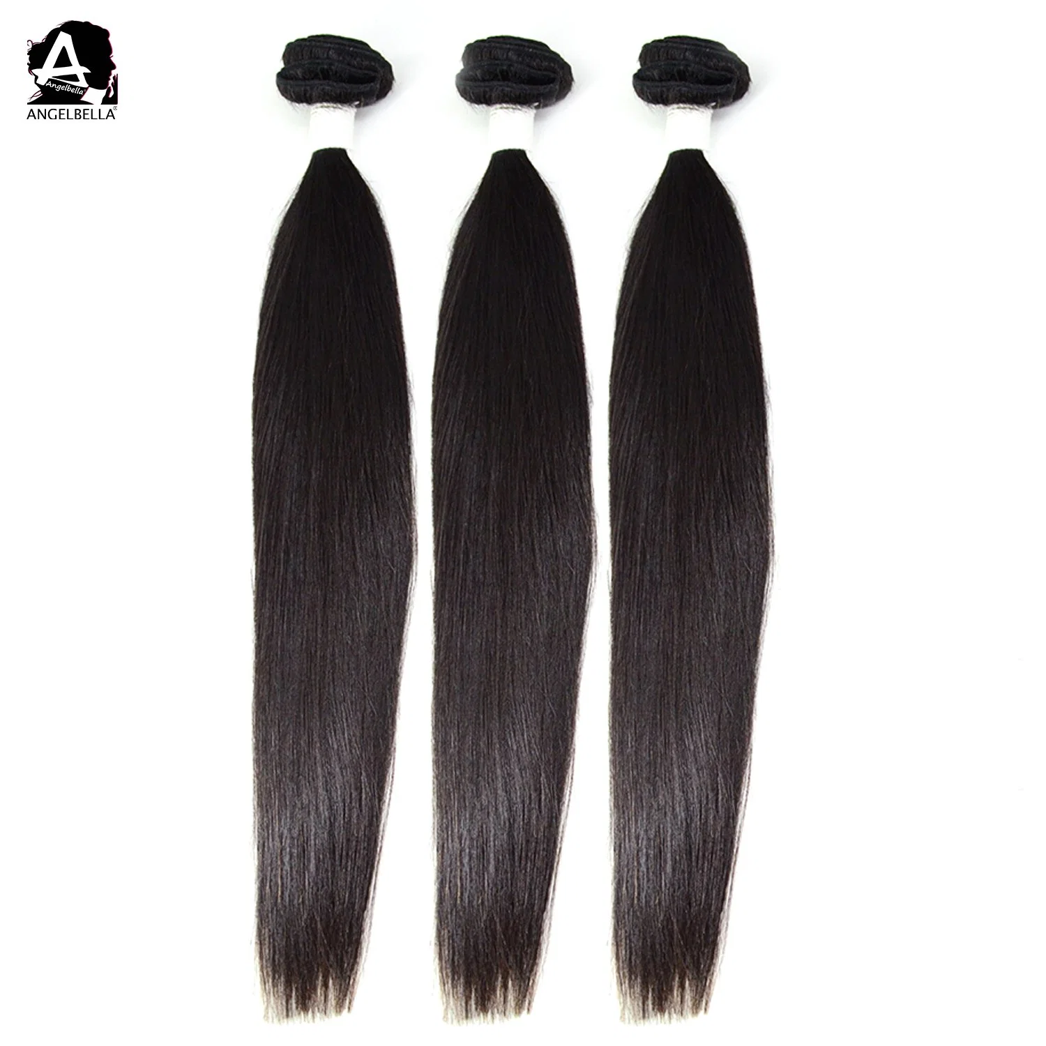 Angelbella New Arrived Hair Pieces Silky Straight Virgin Human Hair Brazilian Hair