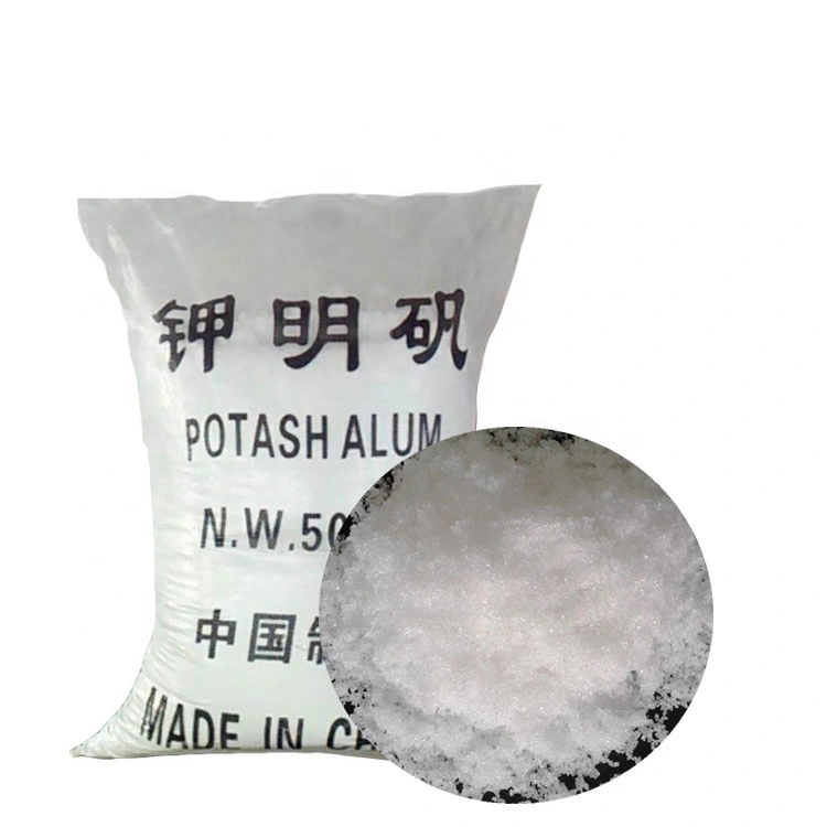 Aluminio sulfato de potasio en la fábrica China CAS 7784-24-9