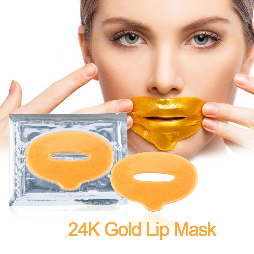 OEM Skin Care Hydrating Nautral 24K Gold Vegan Whitening Lip Mask