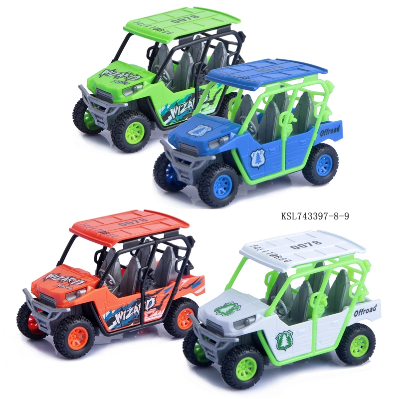 Venta caliente niños Mini Tamaño Metal vehículo Juguetes tirón Die-Cast Atrás Jeep Car Modelo simulado de aleación Racing de Toy Car niños Venta al por mayor de coches de Diecast