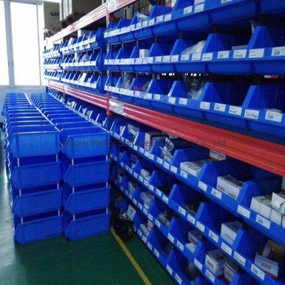 Warehouse Storage Medium Duty Long Span Metal Racking with Plastic Bin