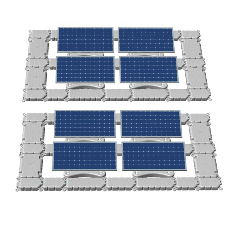 Schwimmende Montage Wasser-Racks PV Solar Power Panel Plant Kit Struktur See Reservior Halterung Solar Schwimmsystem