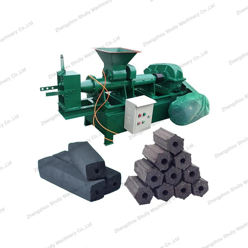 Coal Charcoal Powder Briquette Extruder Making Machine Charcoal Briquette Press Machine