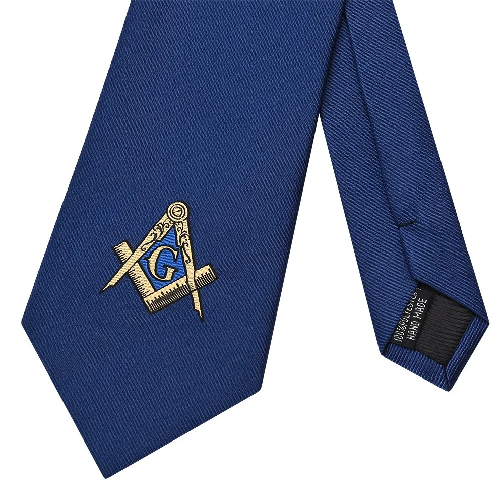 Fabricante personalizable Mayorista/Proveedor OEM Emblem China Mens Silk Brand Masonic Regalia Ties