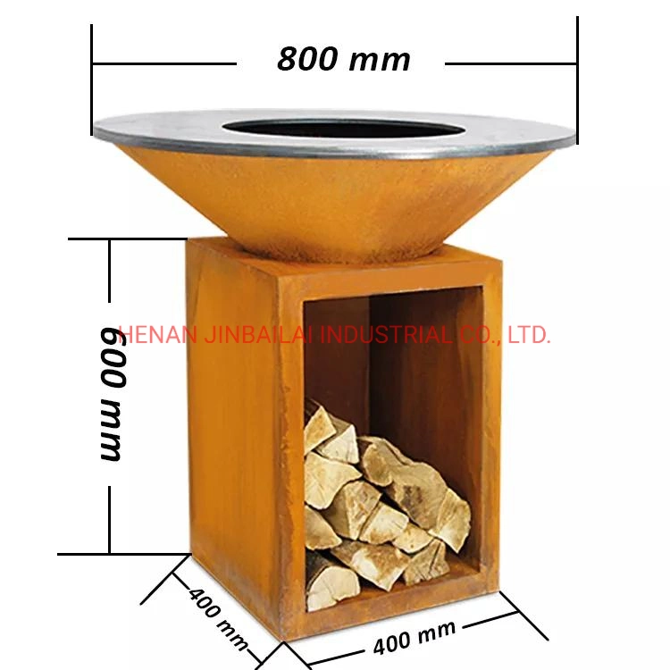 Autumn Season Hot Sale Garden Metal Firepit BBQ Grill