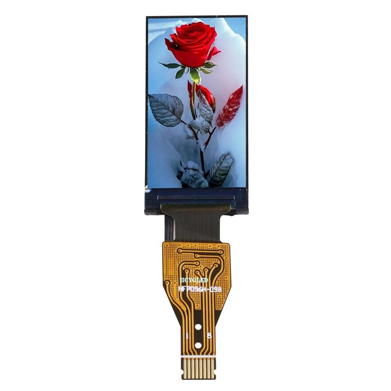 شاشة عرض TFT LCD مقاس 0,96 بوصة مع 80X160، والتي تستخدم بشكل متكرر في الأجهزة القابلة للارتداء والأجهزة الطبية
