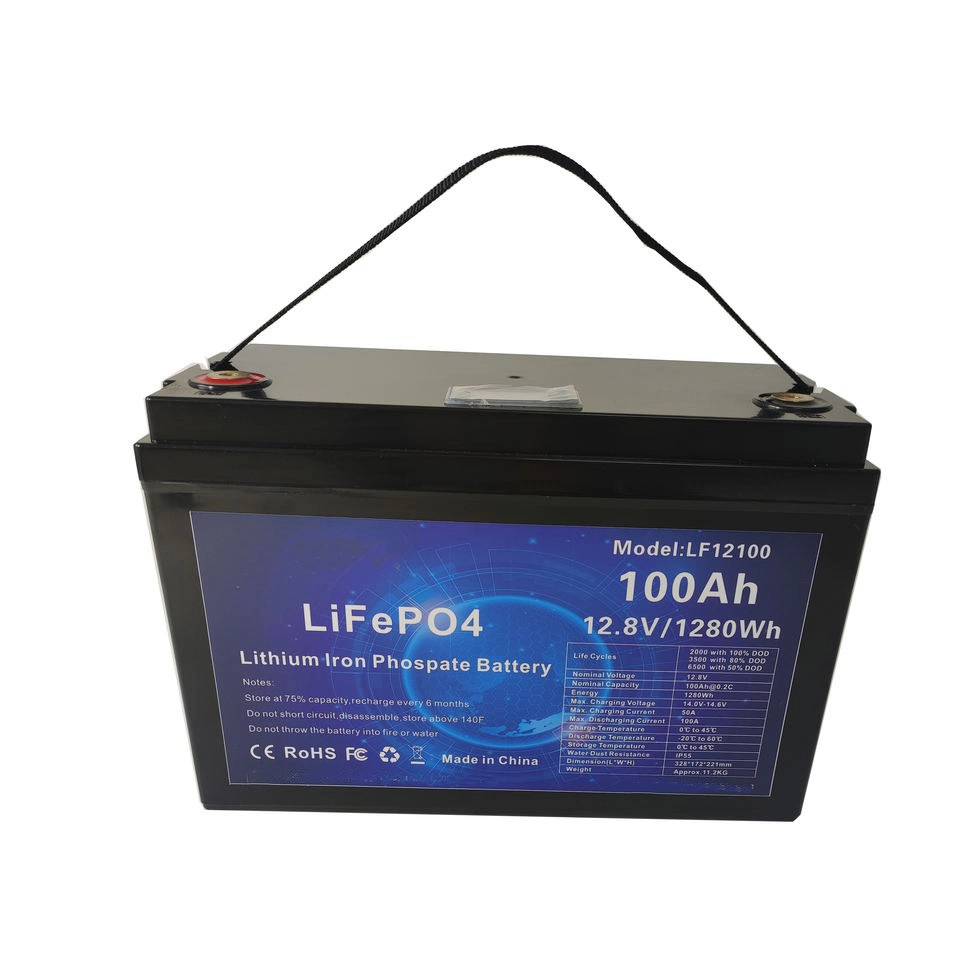 OEM 12V 24V 36V 48V 72V 18ah 36ah 50ah 100ah 200ah 300ah 400ah Lithium Iron Phosphate Batteries LiFePO4 Battery for RV/UPS/Solar with LCD Display