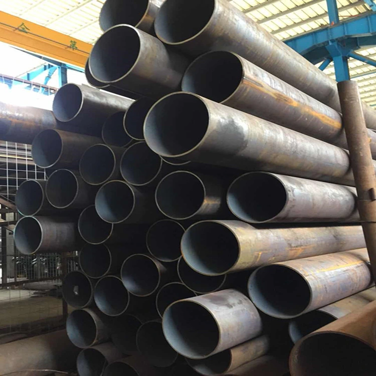 Factory Direct Sales Sch80 Ss400 S235jr Q345 Q195 Sch 40 St37 St52 Hot Rolled Seamless Pipe Round Black Painted Seamless Low Carbon Steel Pipe