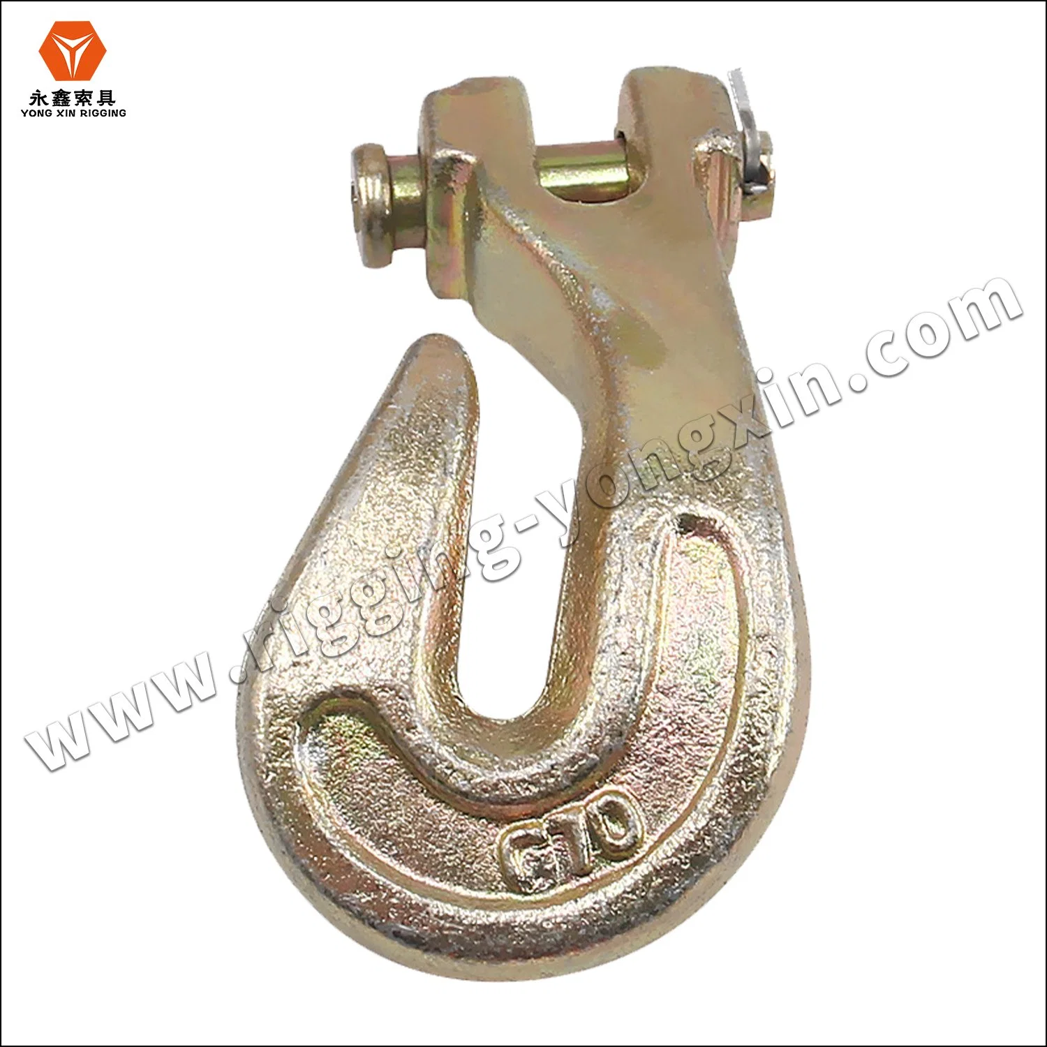 High Test Lifting Us Type A323 Alloy Steel Zinc Plated Galvanized Drop Forged Lift Eye Grab Hooks for Crane