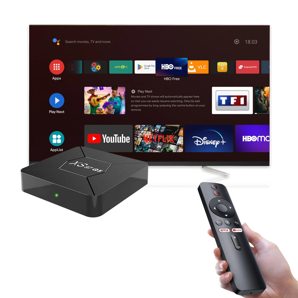 Zone de haute qualité Android IPTV 2.4G Full HD 5G WiFi Android TV Box