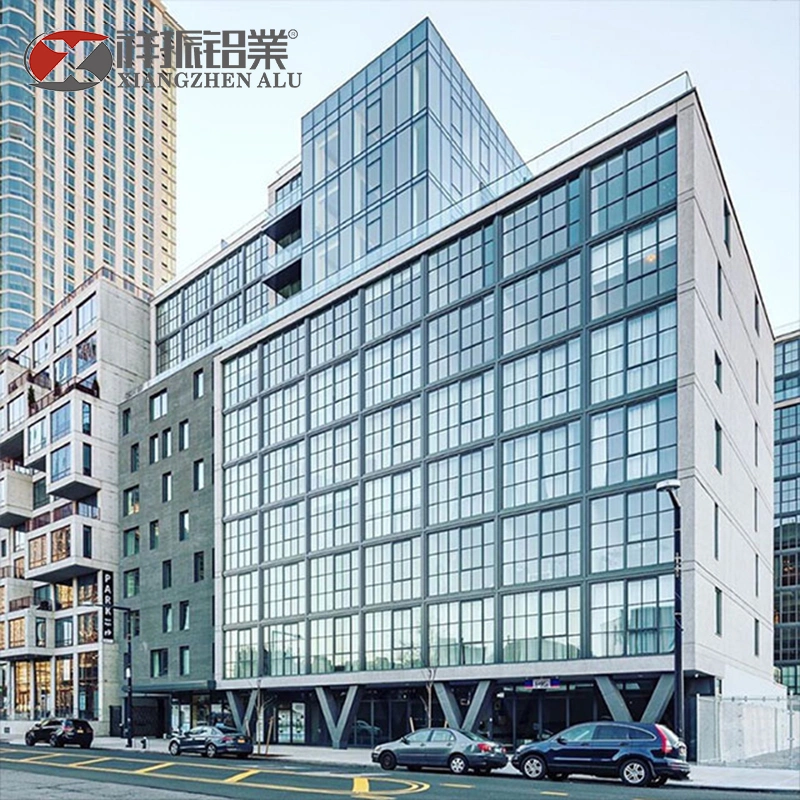 China Gehärtet Glasierte Verkleidung Außenfassade Unitized Invisiable Frame Spider System Preis Design Aluminium Glas Vorhang Wand