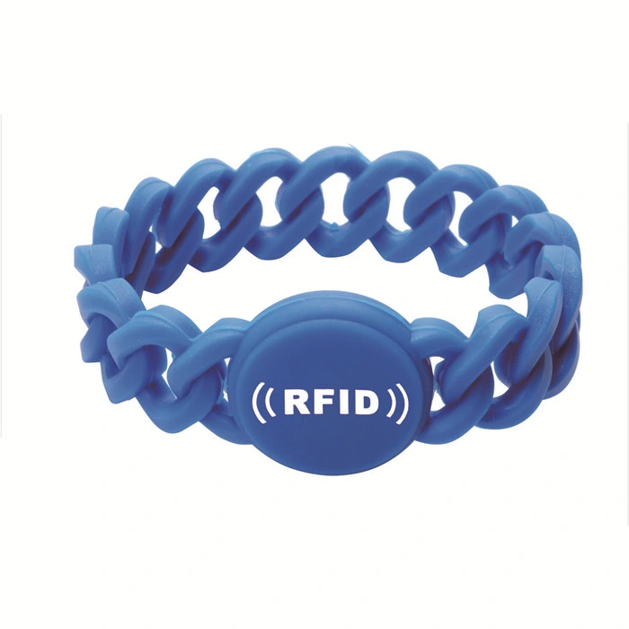 Fabricante de RFID personalizadas pulsera de silicona de Control de acceso a la NFC Correa de Muñeca para el Parque Acuático