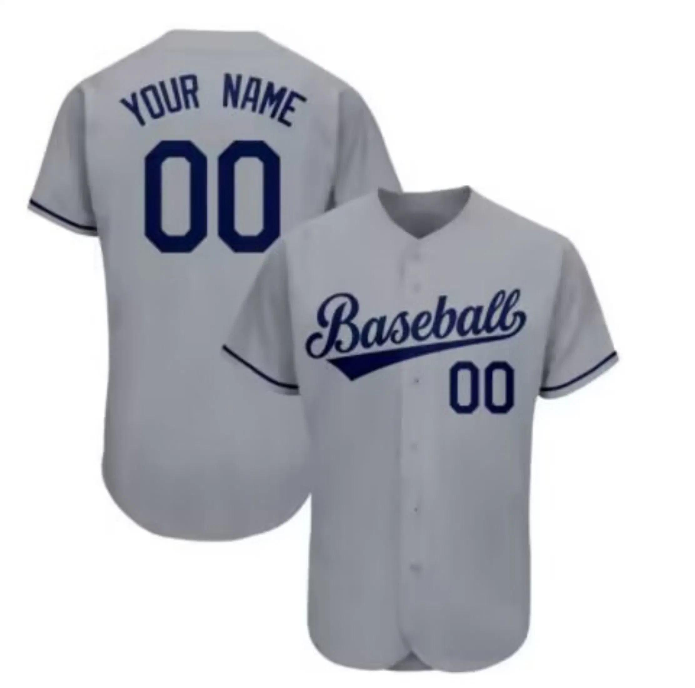 Men Sublimation Printing Baseball Jersey 100% Polyester Mesh Quick Dry Custom Logo Teamwear Blank Baseball Jersey T Shirt for Men