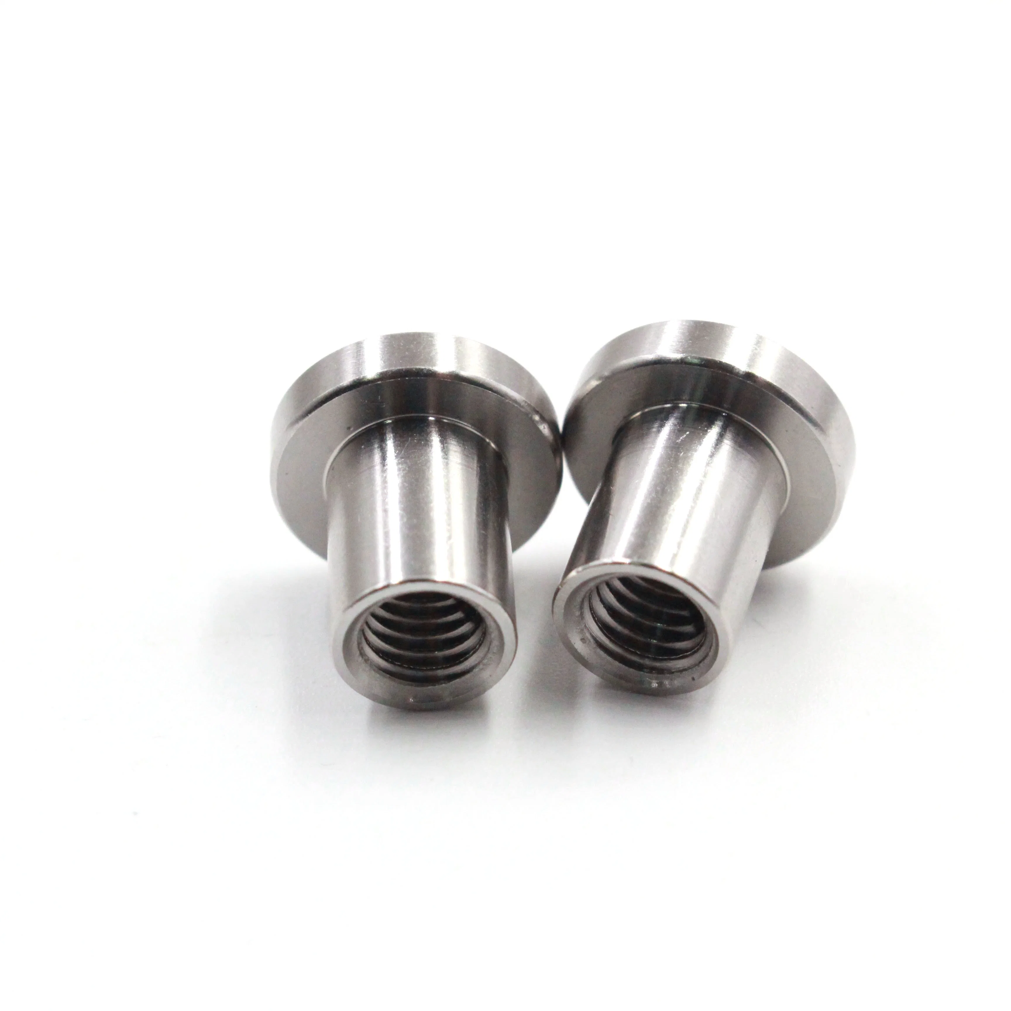 Stainless Steel Hexagon Flat Nut Inner Thread 25mm Flat Head Sleeve Barrel Nut Allen Socket Sleeve Nut