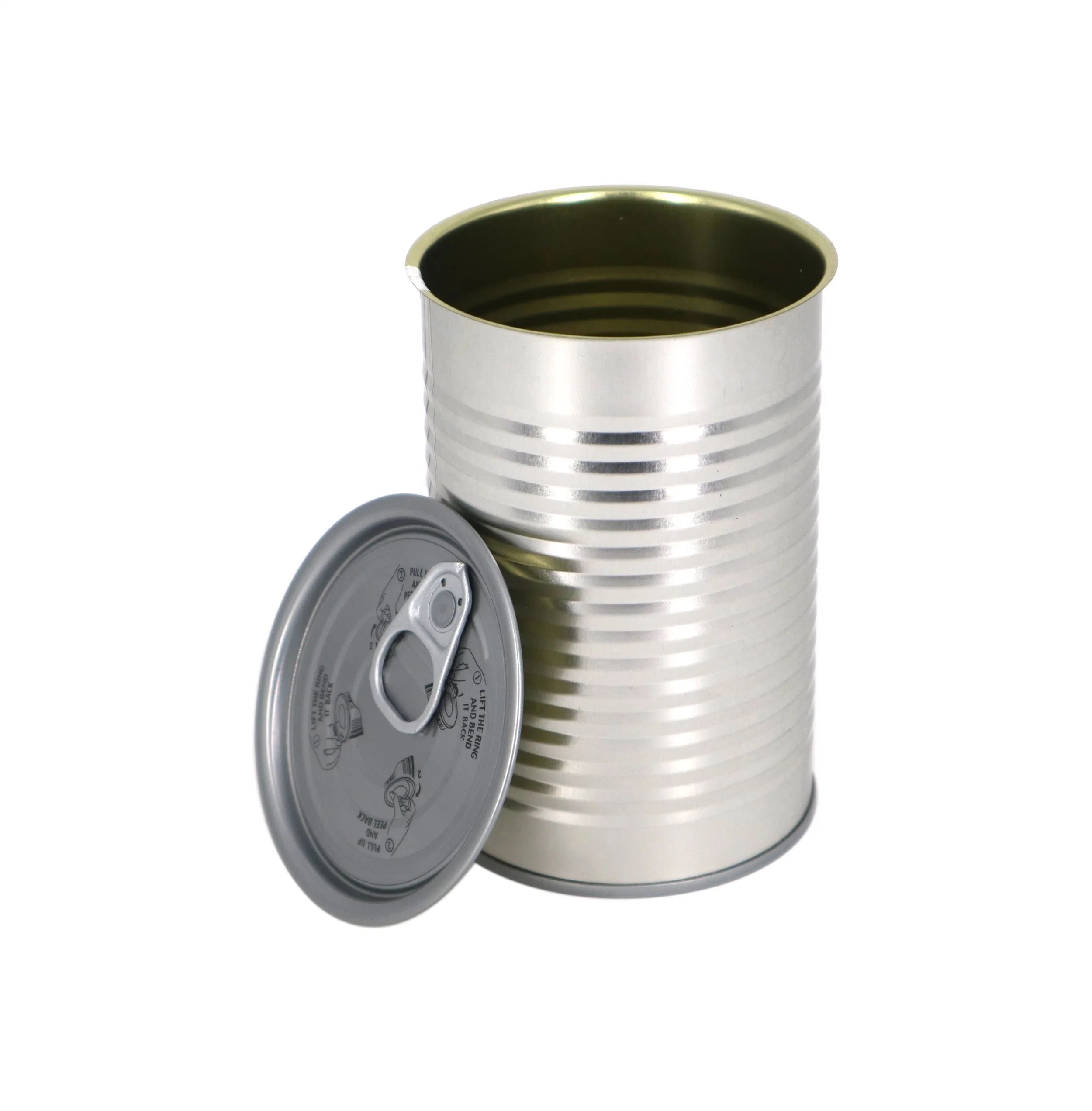 Three Piece 7113 Easy Open Empty Can for Food/ Wholesale/Supplier Tin Can / Tinplate Can for Canned Food