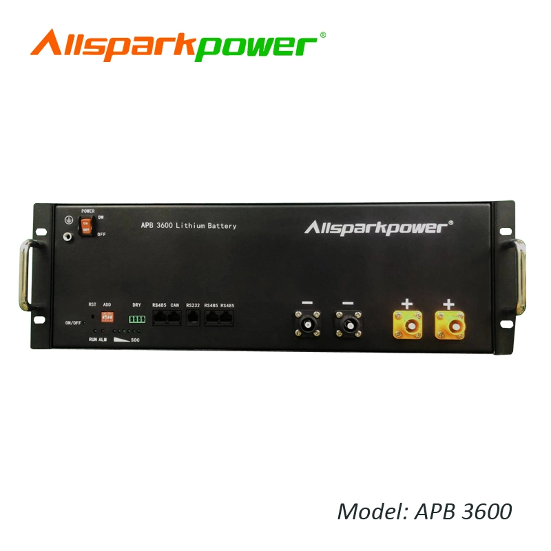 Allsparkpower Bateria de íon de lítio Pack 48V 2400 Kwh 4800 Kwh 9600 Kwh Bateria solar Pack