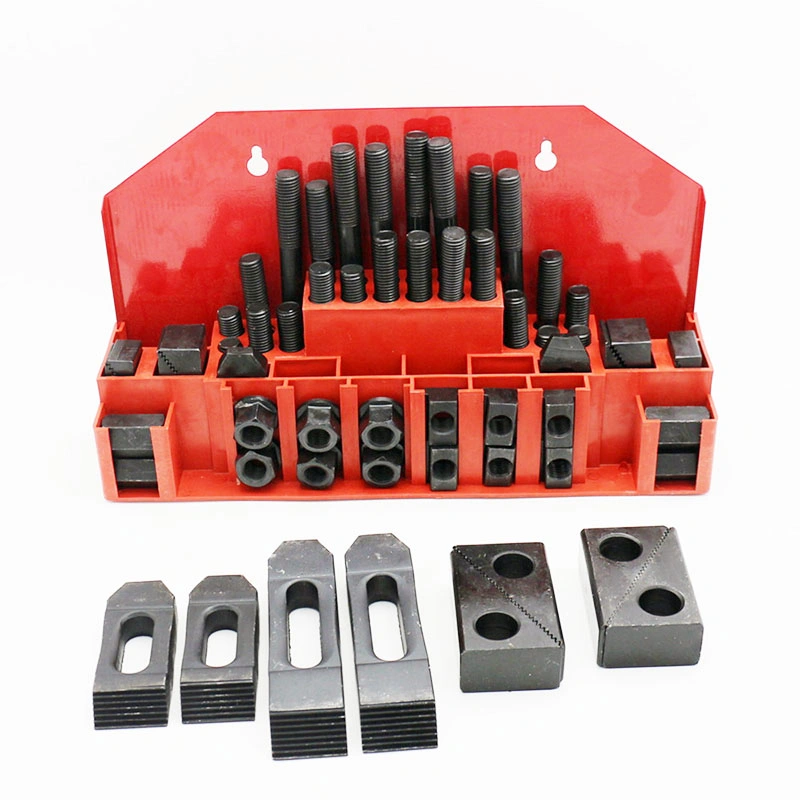 Vertex Clamping Tool Holder 58PCS Clamping Kit Set with T Slot Nut and Flange Nut