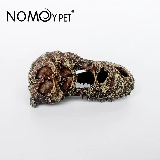 Nomoy Pet Resin Reptile Ocultar répteis Cave evitando Caves Simulação Árvore latido Amphibianos paisagem Lizard alimentação caixa decoração